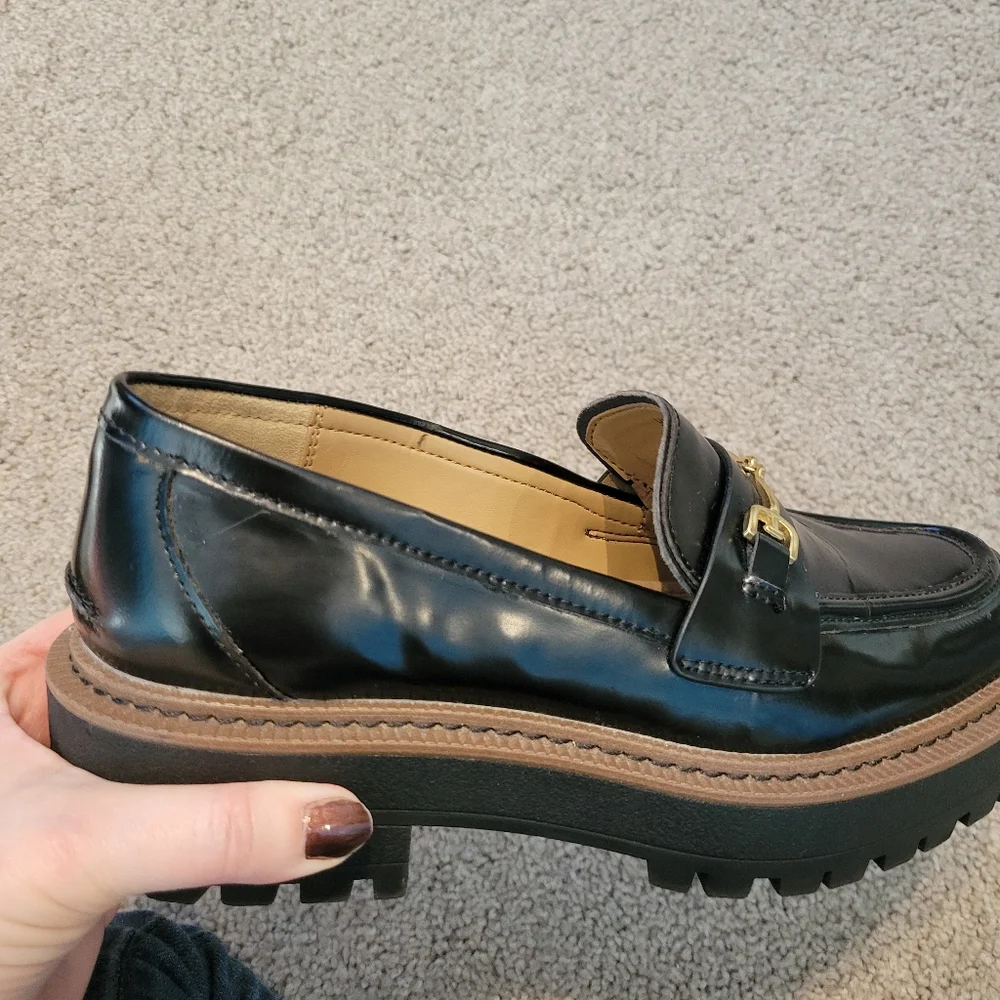 Sam Edelman Laurs Lug Sole Horsebit Loafer